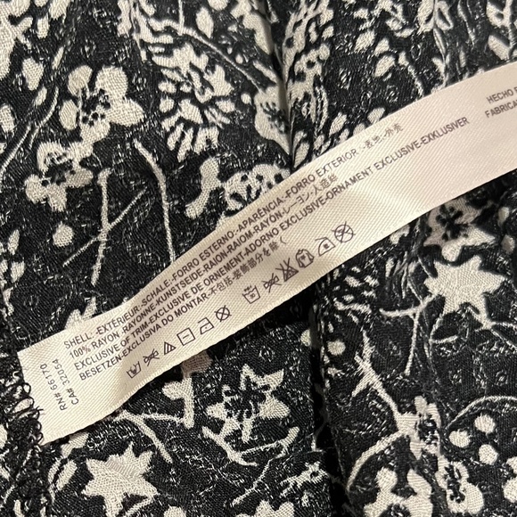 Intimately Free People Black Kora Floral Printed Woven Cami Tank Adjust Straps - Picture 7 of 12